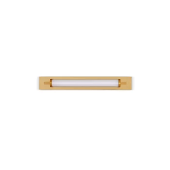 Aplica de perete pentru baie NovaLuce FASKO metal, acril, auriu, alb, LED, 13W, 908lm, 3000K, IP44 - NL-9236302