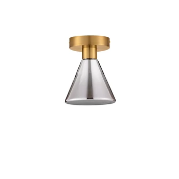 Plafoniera NovaLuce VOI metal, sticla, auriu, fumuriu, LED, 8W, 239lm, 3000K - NL-9236311