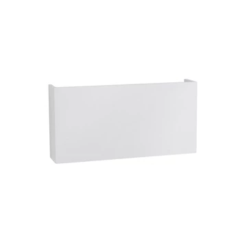 Aplica de perete exterioara NovaLuce Mile metal, sticla, alb, LED, 3000K, 2x5W, 550lm, IP54 - NL-9262111