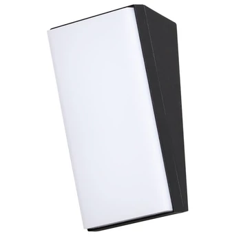 Aplica de perete exterioara NovaLuce Keen metal, plastic, negru, LED, 3000K, 12W, 1080lm, IP65 - NL-9270015