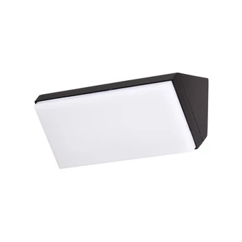 Aplica de perete exterioara NovaLuce Keen metal, plastic, negru, LED, 3000K, 12W, 1080lm, IP65 - NL-9270027