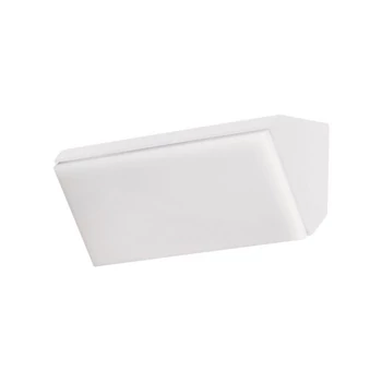 Aplica de perete exterioara NovaLuce Keen metal, plastic, alb, LED, 3000K, 12W, 1080lm, IP65 - NL-9270028