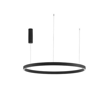 Pendul NovaLuce ELOWEN metal, negru, LED, 3000K, 106W, 4900lm - NL-9345668