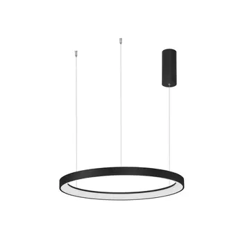 Pendul NovaLuce PERTINO metal, negru, LED, 2700K, 48W, 2773lm - NL-9345689