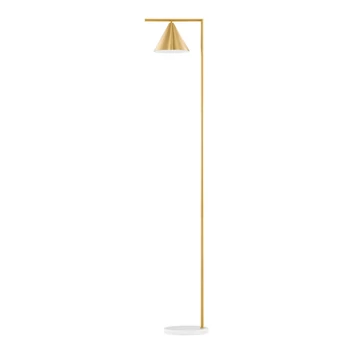 Lampadar NovaLuce SWAY marmura, metal, alb, auriu, E27 - NL-9501236