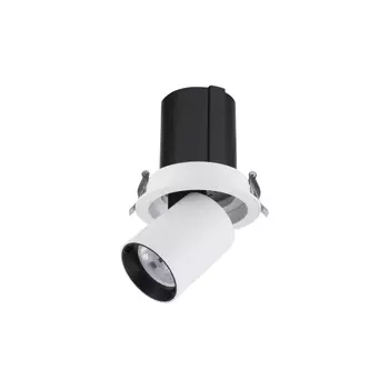 Spot incastrabil NovaLuce NARUTO metal, alb, negru, LED, 3000K, 15W, 1295lm - 9530110