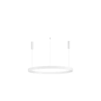 Pendul NovaLuce MOTIF metal, alb, LED, 3000K, 70W, 5984lm - NL-9530200