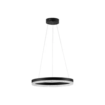 Pendul NovaLuce ADRIA metal, negru, LED, 3000K, 23W, 2521lm - NL-9530225