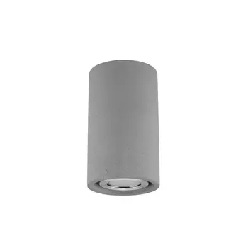 Plafoniera exterioara NovaLuce Emile ciment, sticla, gri, LED, 3000K, 5W, 200lm, IP65 - NL-9540210