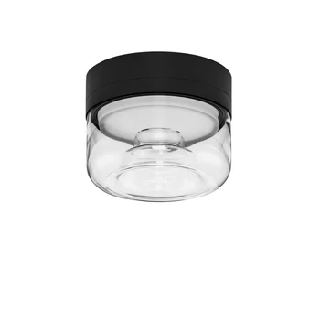 Plafoniera NovaLuce DORIS metal, acril, negru, transparent, LED, 7W, 3000K, 420 Lm - NL-9540279