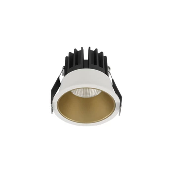 Spot incastrabil NovaLuce LUELA metal, alb, auriu, LED, 3000K, 13W, 965lm - 9580624