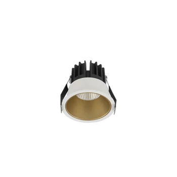 Spot incastrabil NovaLuce LUELA metal, alb, auriu, LED, 4000K, 13W, 1060lm - 9580646