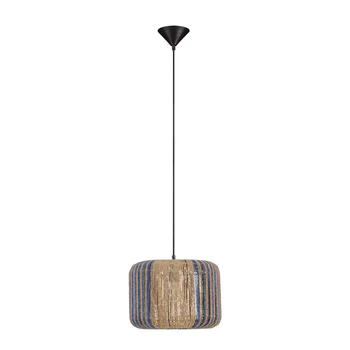 Pendul NovaLuce ABBY metal, natural, negru, multicolor, E27 - NL-9586606