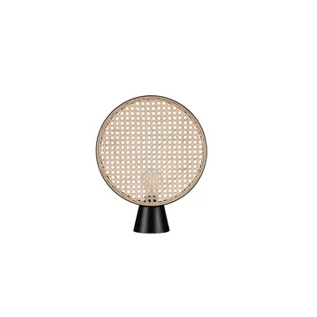 Veioza NovaLuce TIERA metal, natural, negru, maro, E27 - NL-9586627