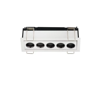 Spot incastrat NovaLuce CANON metal, alb, LED, 8W, 3000K, 401 Lm - NL-9695189