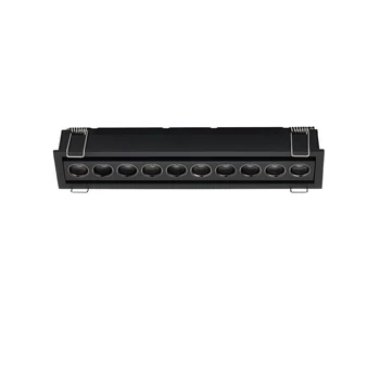Spot incastrat NovaLuce CANON metal, negru, LED, 14W, 3000K, 806 Lm - NL-9695190