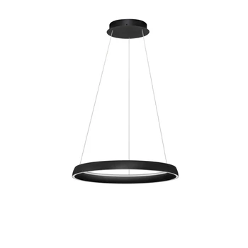 Pendul NovaLuce OVIA metal, silicon, negru, LED, 61W, 27000-4000K, 2453 Lm - NL-9695704