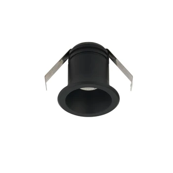 Spot incastrat NovaLuce ADO metal, negru, LED, 3W, 3000K, 196 Lm - NL-9844062