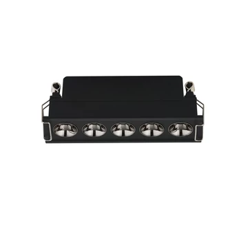 Spot incastrat NovaLuce GONO metal, negru, LED, 11W, 3000K, 541 Lm - NL-9844085