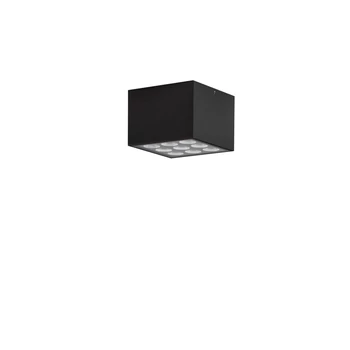 Plafoniera exterioara NovaLuce JAX metal, sticla, antracit, LED, 17W, 1463lm, 3000K, IP54 - NL-9971479