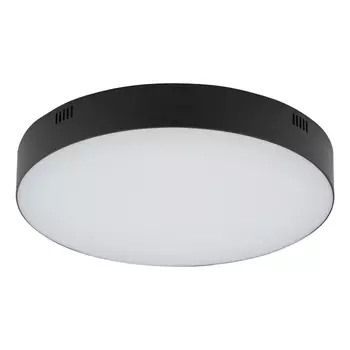 Plafoniera Nowodvorski LID ROUND plastic, negru, alb, LED, 3000K, 50W, 4300lm - TL-10410