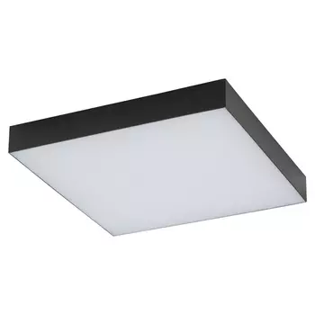 Plafoniera Nowodvorski LID SQUARE plastic, negru, alb, LED, 3000K, 50W, 4300lm - TL-10427