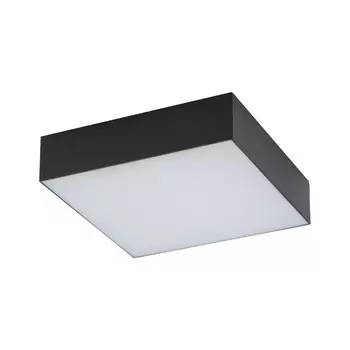 Plafoniera Nowodvorski LID SQUARE plastic, negru, alb, LED, 4000K, 25W, 1800lm - TL-10434