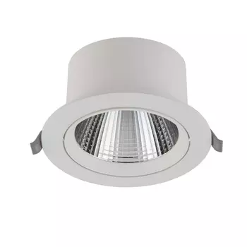 Spot incastrabil Nowodvorski EGINA plastic, alb, LED, 4000K, 15W, 1200lm - TL-10556