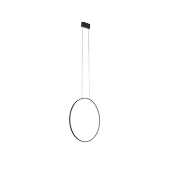 Pendul Nowodvorski CIRCOLO metal, negru, LED, 3000K, 21W, 660lm - 10811