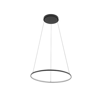 Pendul Nowodvorski CIRCOLO metal, negru, LED, 3000K, 21W, 660lm - 10812