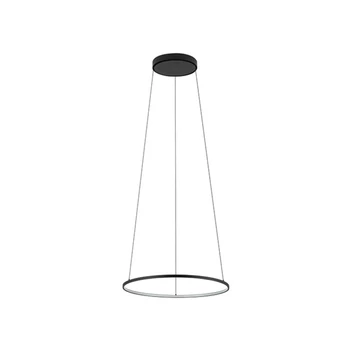 Pendul Nowodvorski CIRCOLO metal, negru, LED, 3000K, 18W, 560lm - 10813