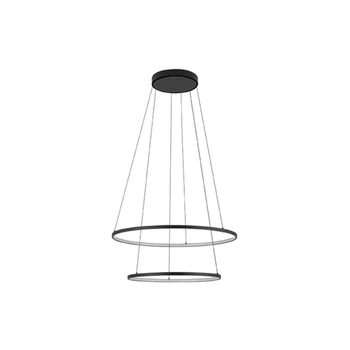 Pendul Nowodvorski CIRCOLO metal, negru, LED, 3000K, 35W, 1200lm - 10814