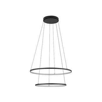 Pendul Nowodvorski CIRCOLO metal, negru, LED, 4000K, 35W, 1300lm - 10864