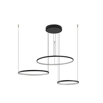 Pendul Nowodvorski CIRCOLO metal, negru, LED, 4000K, 45W, 1800lm - 10867