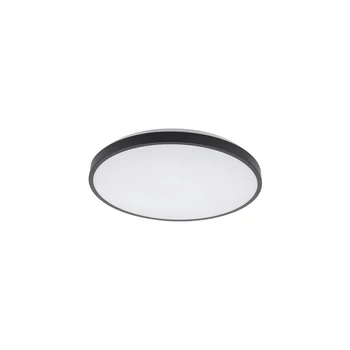 Plafoniera de baie Nowodvorski AGNES ROUND metal, plastic, negru, alb, LED, 22W, 4000K, 1800Lm, IP44 - 10972