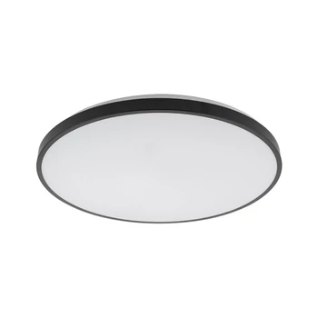 Plafoniera de baie Nowodvorski AGNES ROUND metal, plastic, negru, alb, LED, 32W, 4000K, 2700Lm, IP44 - 10974