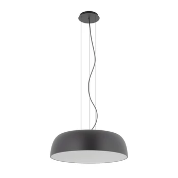 Pendul Nowodvorski SATELLITE metal, plastic, gri, alb, E27 - 11232