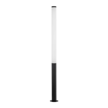 Stalp exterior Nowodvorski MIA metal, plastic, negru, alb, LED, 100W, 3000K, 7800Lm, IP54 - 11375