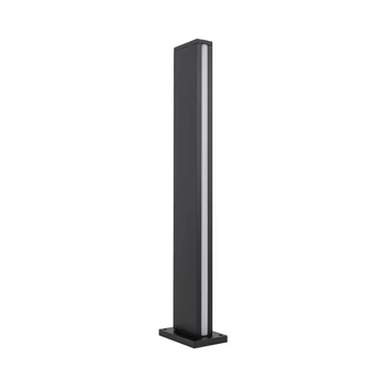 Stalp exterior Nowodvorski SLIT metal, plastic, negru, alb, LED, 12W, 3000K, 600Lm, IP54 - 11376