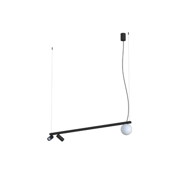 Pendul Nowodvorski FOURTY metal, sticla, alb, negru, GU10+G9 - 11447