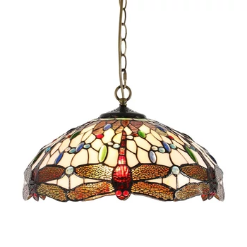 Pendul Prezent TIFFANY metal, sticla, multicolor, E27 - 1708