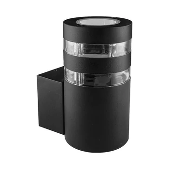 Aplica de perete exterioara Prezent DAIMA metal, plastic, negru, GU10, IP44 - 31306