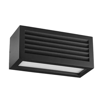 Aplica de perete exterioara Prezent SUEZ metal, plastic, negru, E27, IP44 - 31316