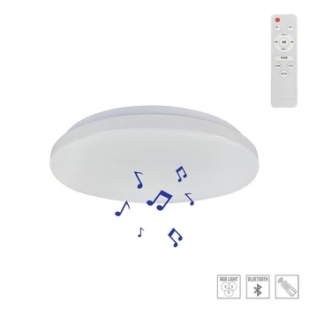 Plafoniera Prezent BLISS metal, plastic, alb, LED, 50W, 3000-6500K, 3500 Lm, IP20 - 70013