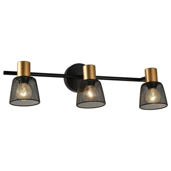 Spot Prezent DAYTONA metal, negru, auriu, E14 - 75472