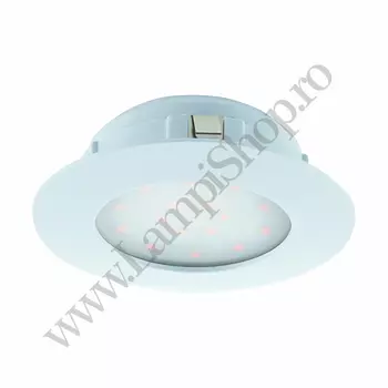 Spot incastrabil Eglo PINEDA, LED integrat inclus, IP20-44, baza din plastic alb | Eglo-95887