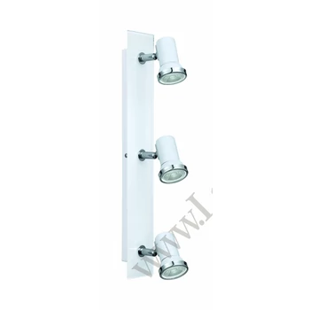 Spot baie Eglo TAMARA 1, dulie GU10-LED, contine becul, IP44, baza din otel-sticla alb-crom | Eglo-95994