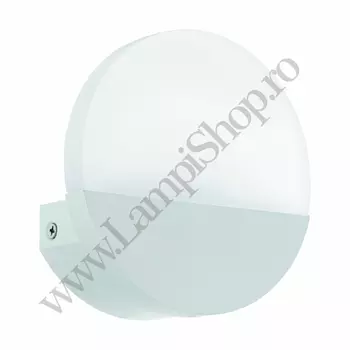 Aplica de perete Eglo METRASS 1, LED integrat inclus, IP20, baza din aluminiu alb, abajur plastic satinat | Eglo-96039