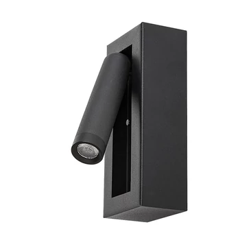 Aplica de perete Rabalux GELLO metal, plastic, negru, transparent, LED, 4W, 210lm, 3000K - 71285