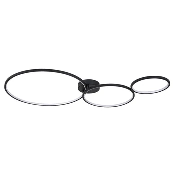 Plafoniera Rabalux FORMAND metal, plastic, negru, alb, LED, 38W, 1100lm, 3000K - 71297